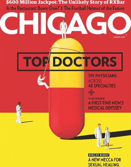 Chicago Magazine has routinely rated Dr. Ahmad as “Top Doctor ” since 2012