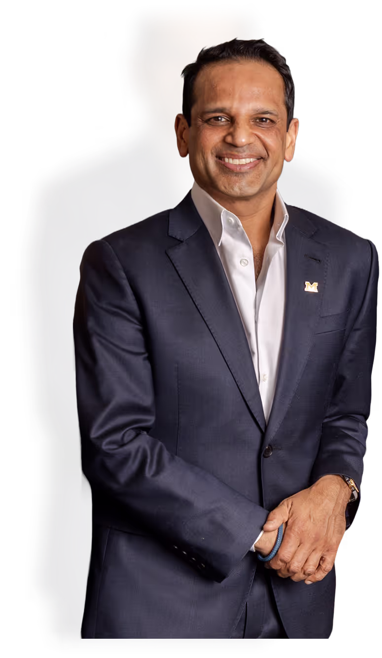 Doctor posing in professional portrait